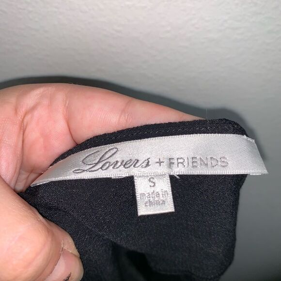 Lovers + Friends Long Sleeve Blouse Crocheted Top - Picture 5 of 7